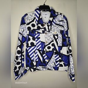 Fashion Nova Men's Fashionable Jean Jacket Size Large